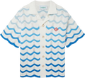 Casablanca Wave Gradient Crochet Shirt Casa