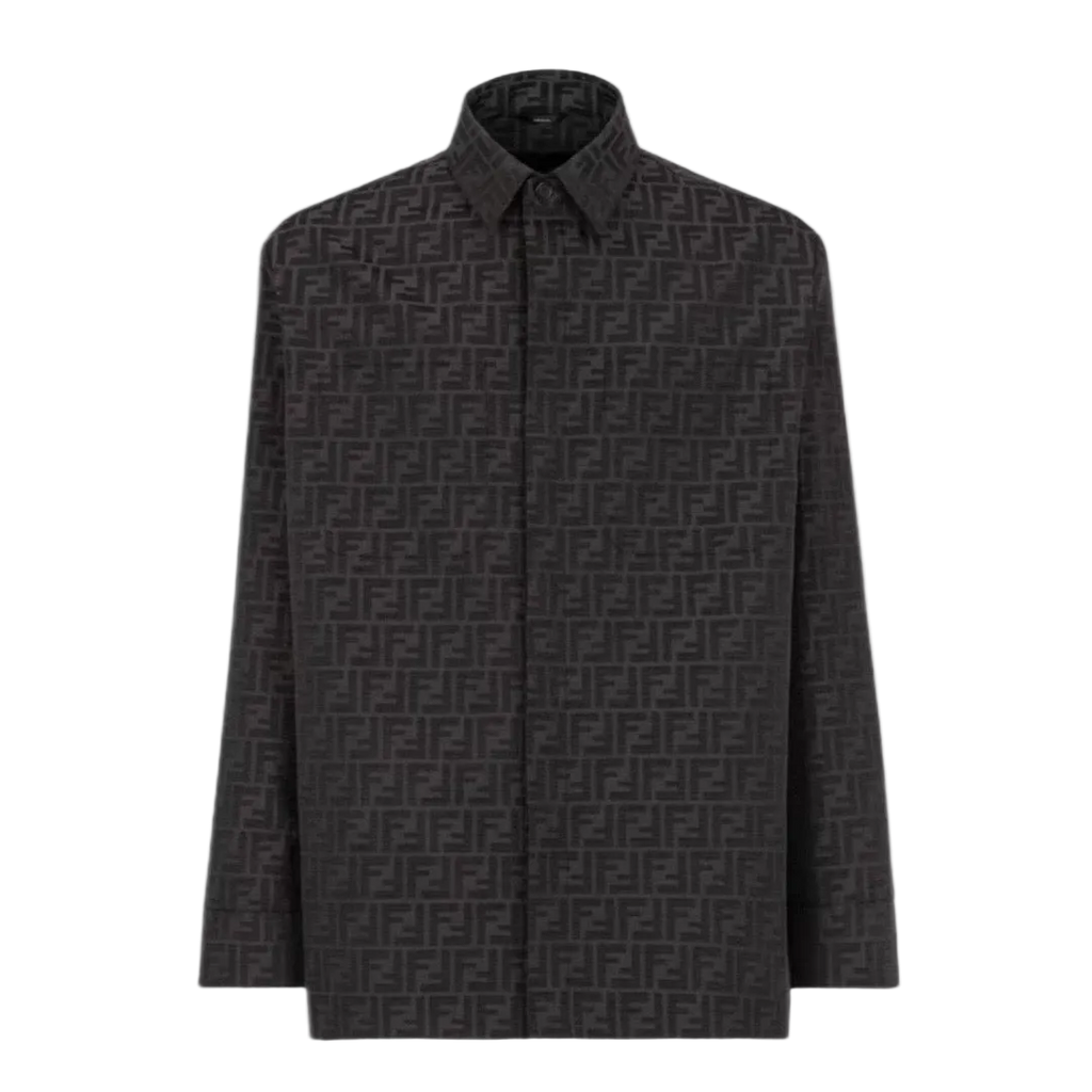 Veste Go-To Jacket en toile Fendi noire