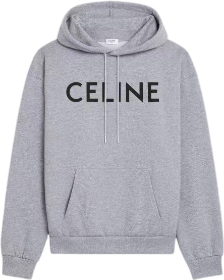 Sweat a capuche Céline gris