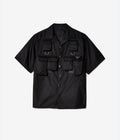 Chemise courte Prada noir