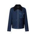Veste workwear d'hiver en denim Louis Vuitton