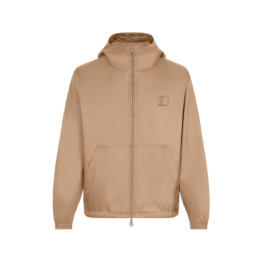 Veste réversible Monogram Louis Vuitton en nylon beige