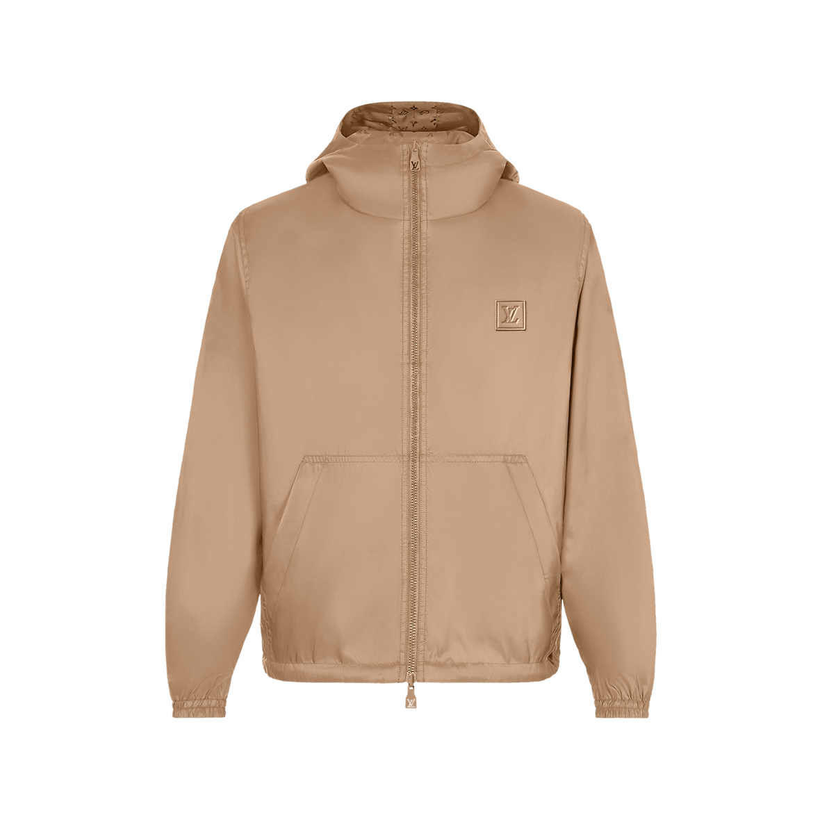 Veste réversible Monogram Louis Vuitton en nylon beige