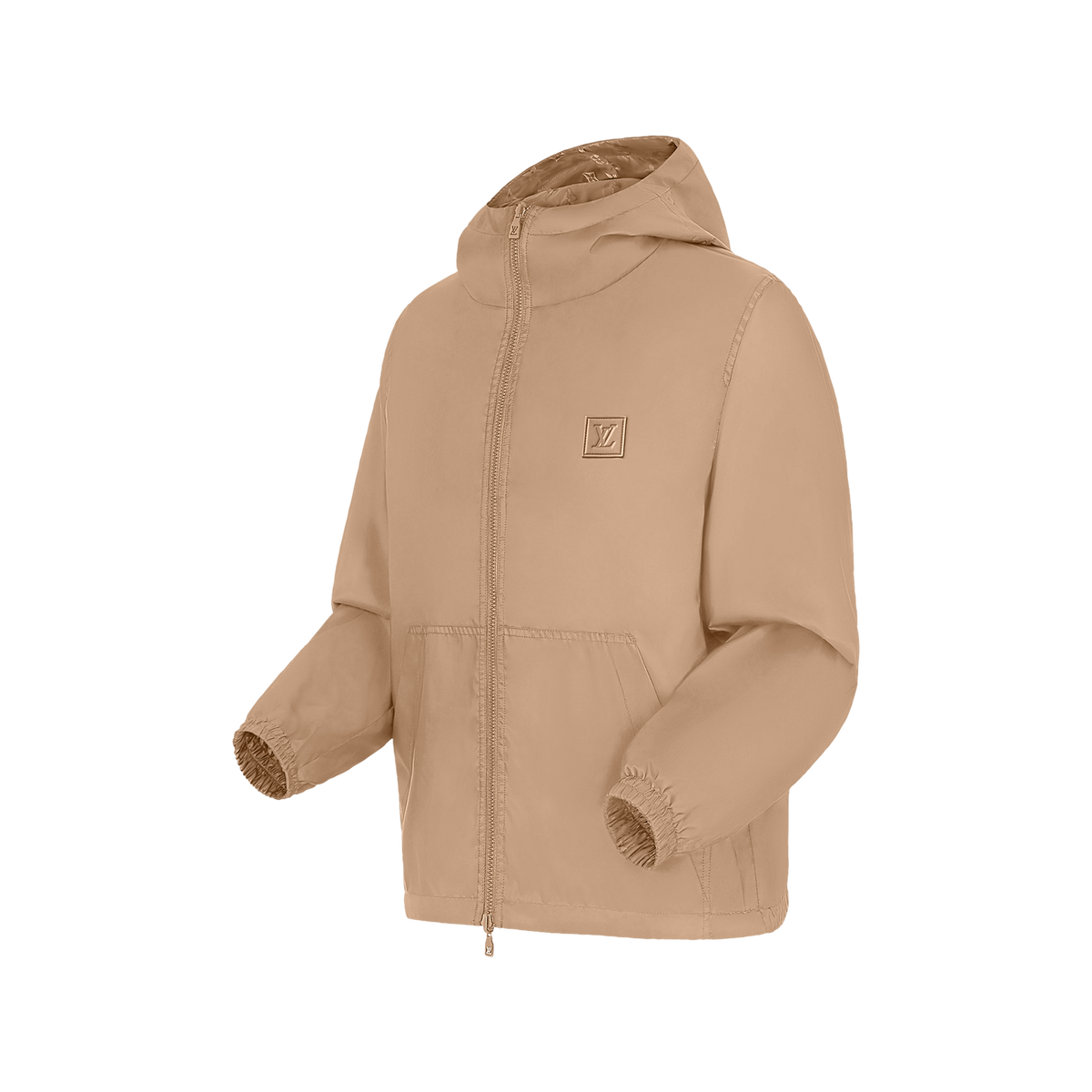 Veste réversible Monogram Louis Vuitton en nylon beige