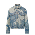 Veste classique en denim Damier Louis Vuitton