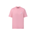 T-shirt manches courtes à signature brodée Louis Vuitton