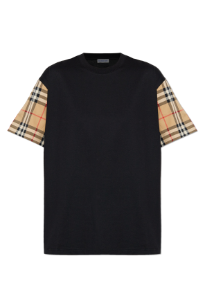 T-shirt burberry black brown