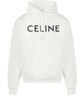 Sweat a capuche Céline blanc