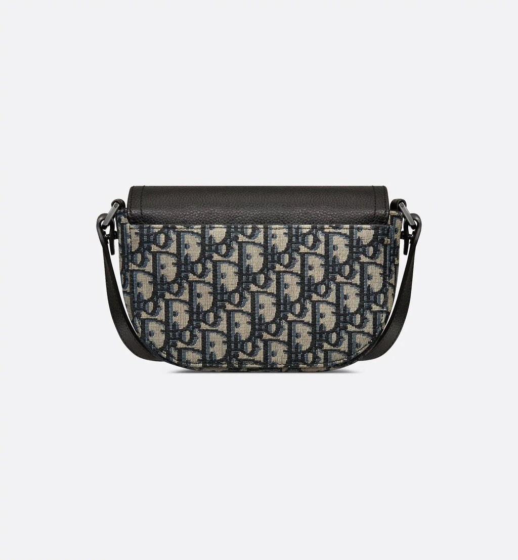 Mini sac Messenger à rabat Saddle Dior