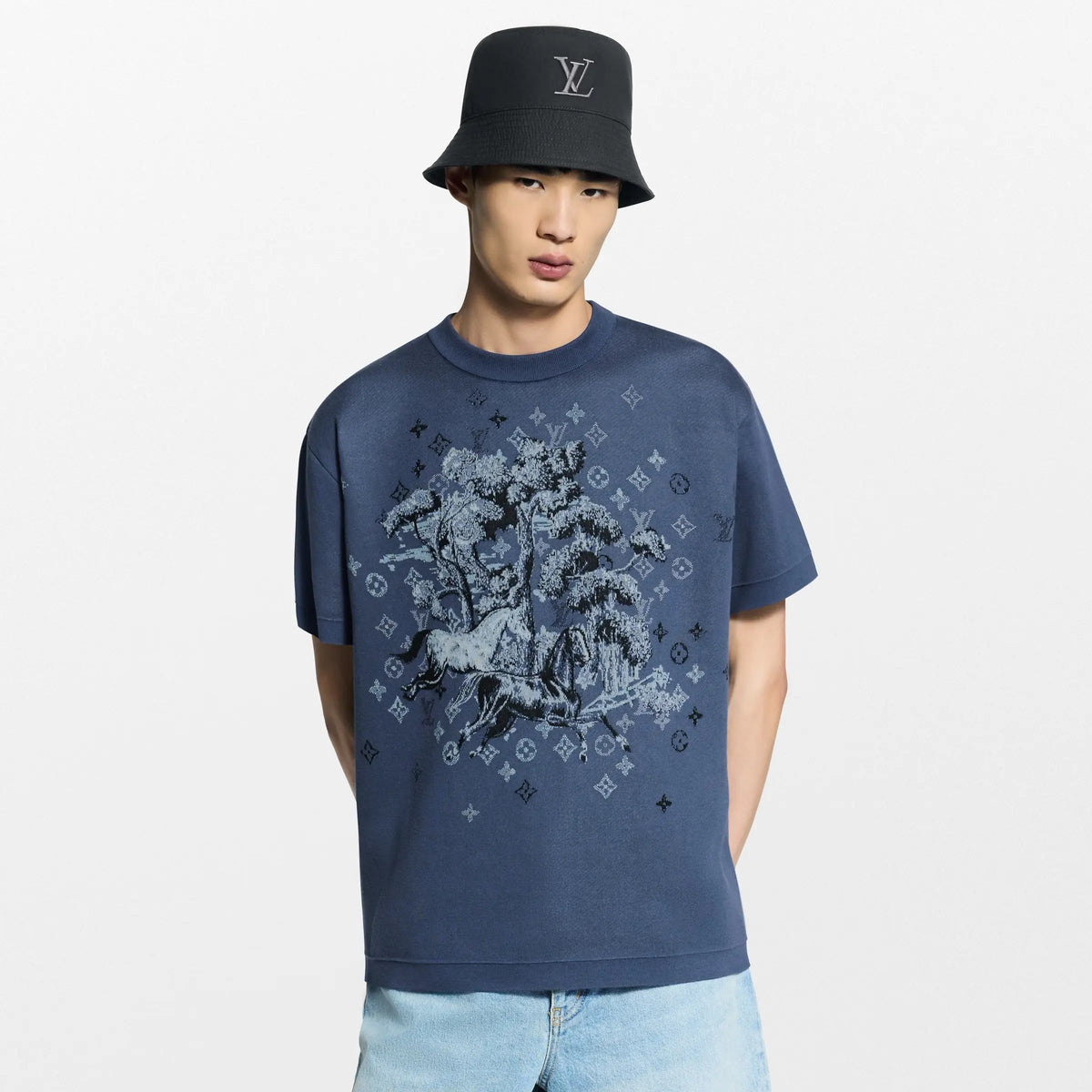 T-shirt fleur monogram Louis Vuitton