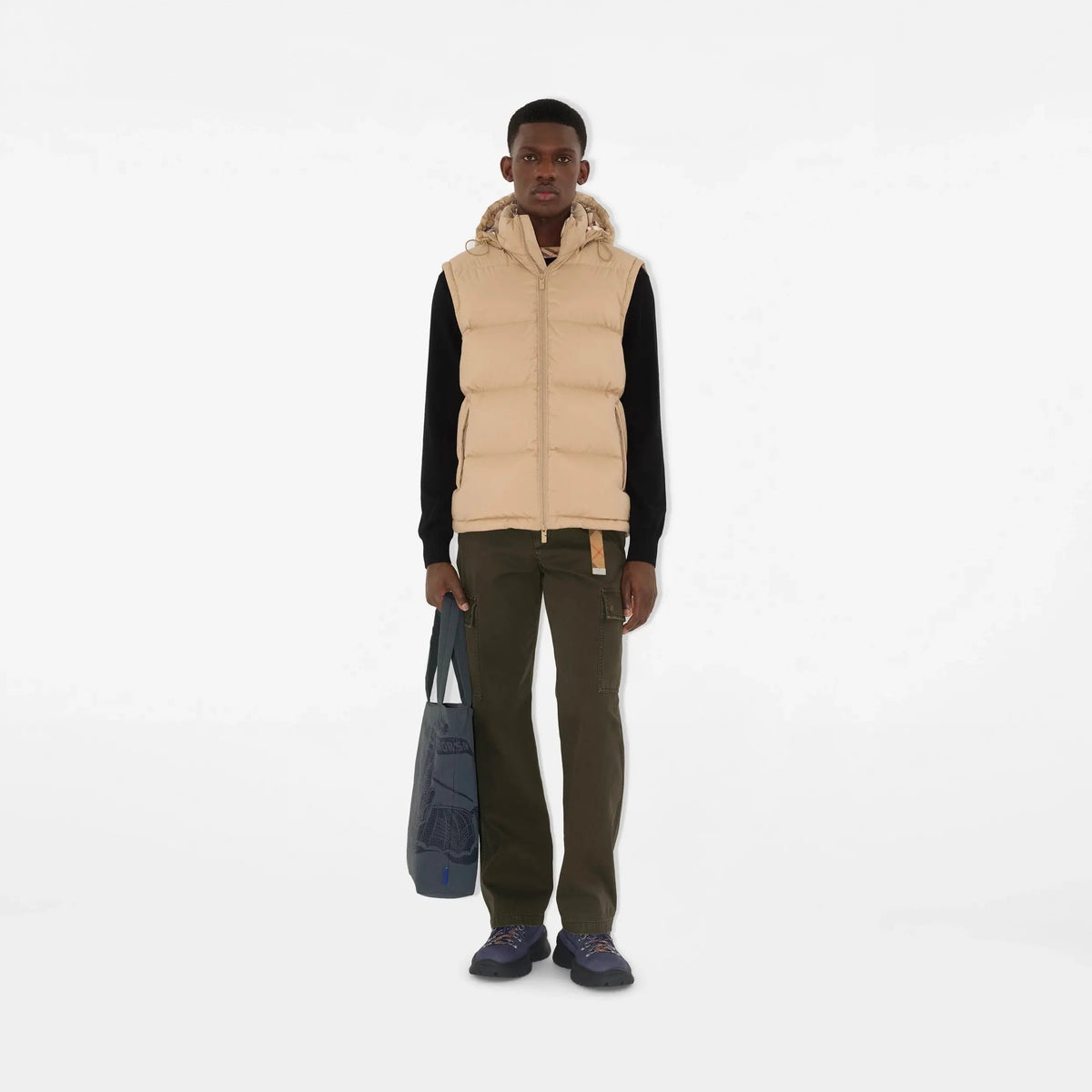 Doudoune à manches amovibles burberry