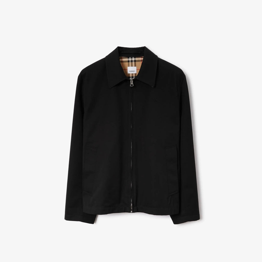 Veste Harrington en gabardine burberry