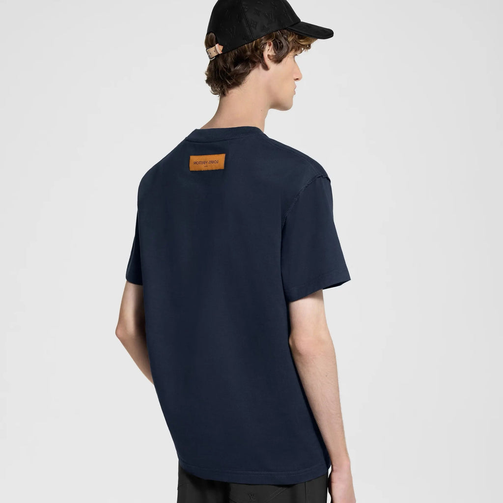 T-shirt embossé Louis Vuitton