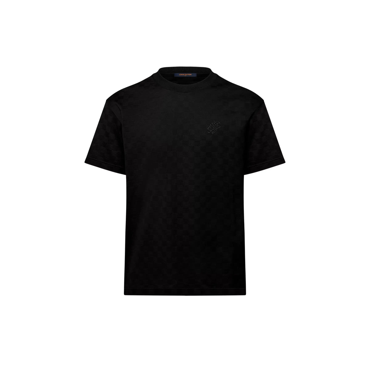 T-shirt à motif Damier et signature Louis Vuitton