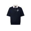 Polo manches courtes brodé en coton mélangé Louis Vuitton