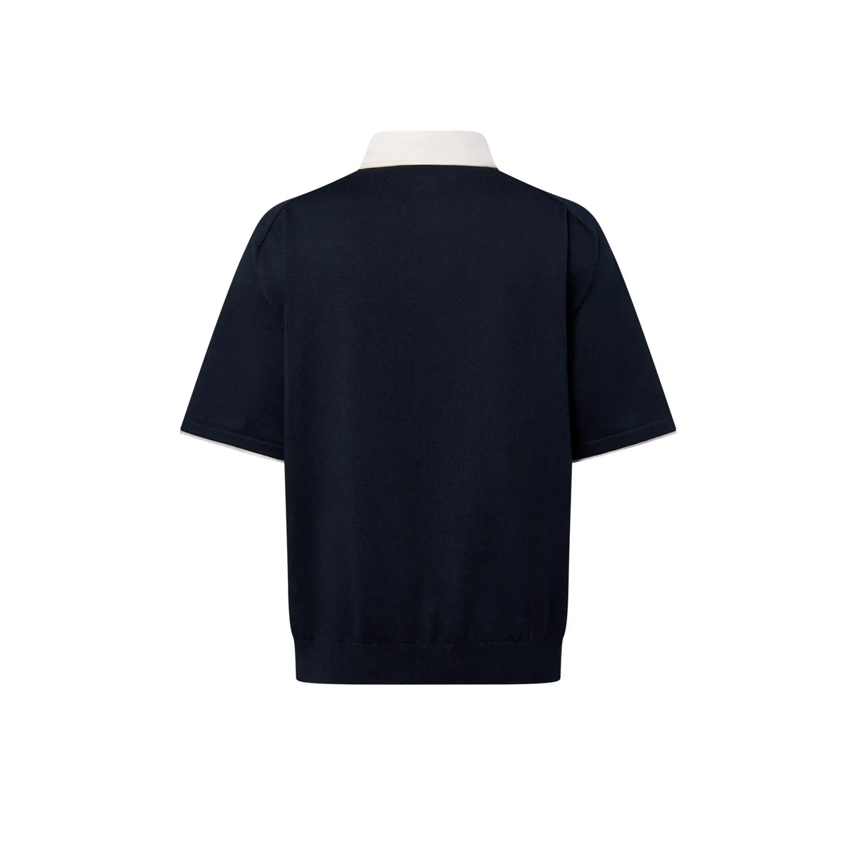 Polo manches courtes brodé en coton mélangé Louis Vuitton
