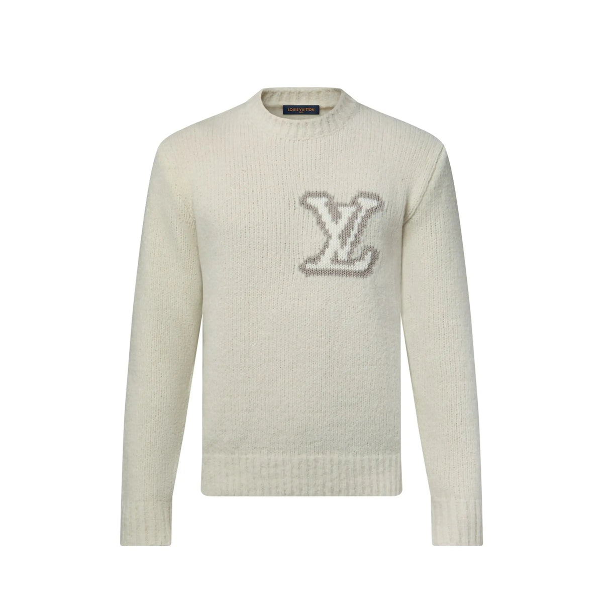 Pull à col rond Louis Vuitton Intarsia