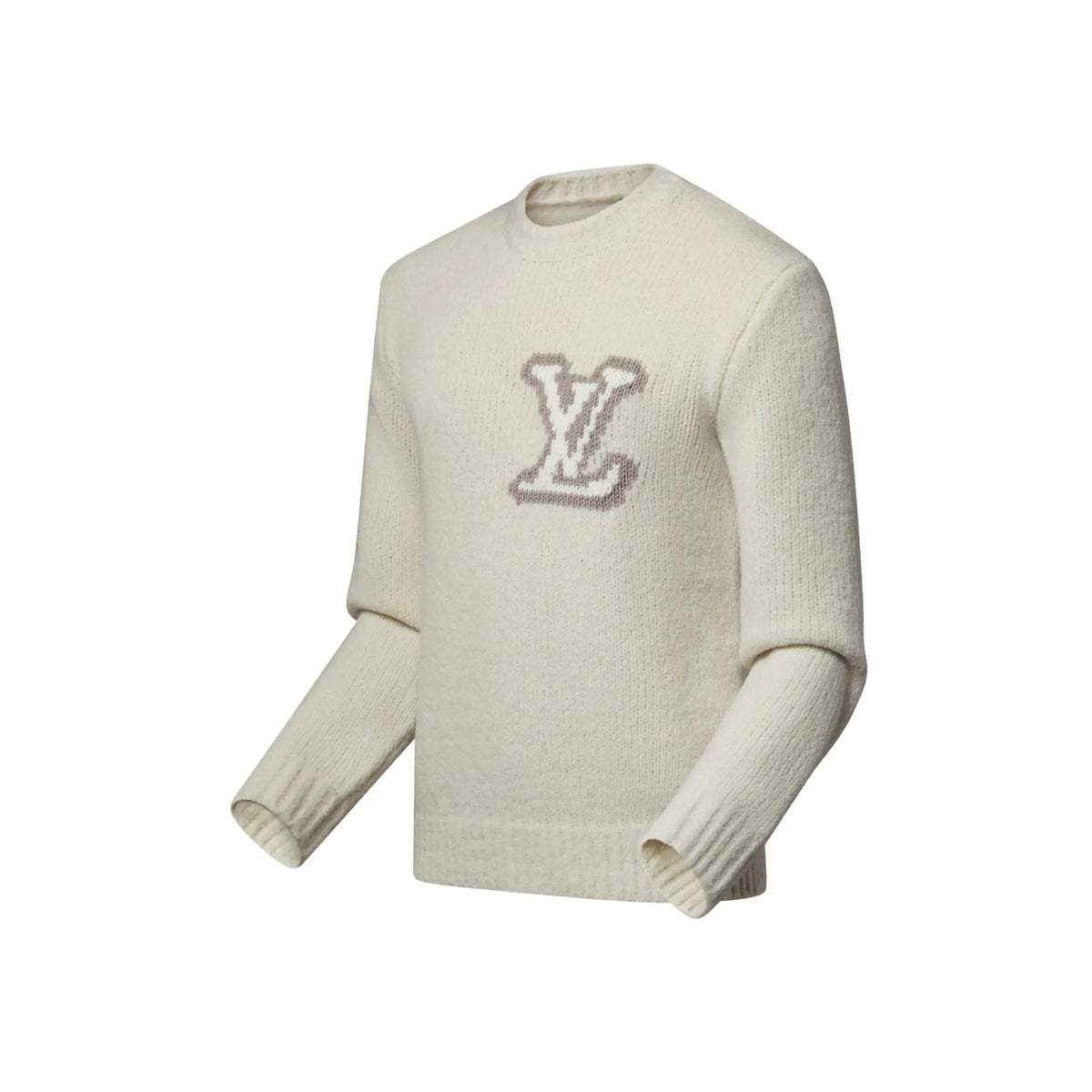 Pull à col rond Louis Vuitton Intarsia