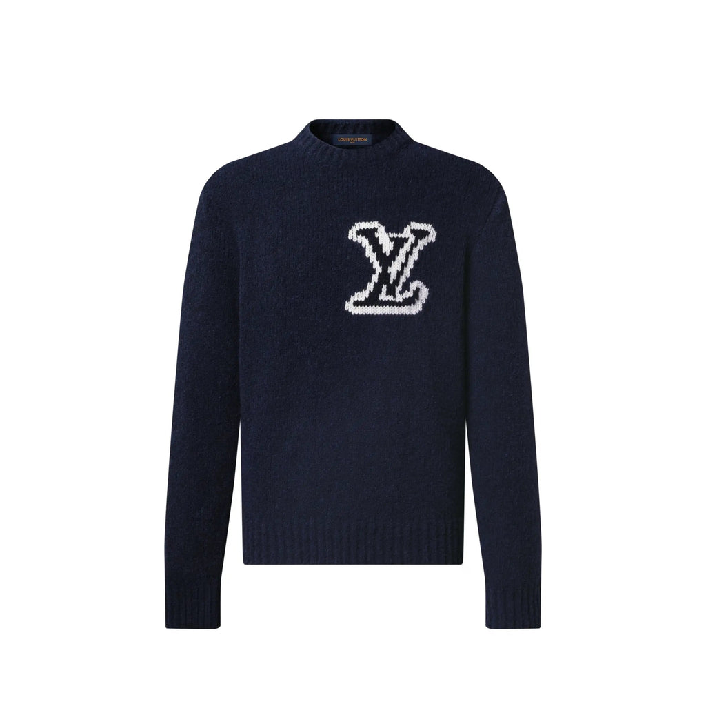 Pull à col rond Louis Vuitton Intarsia