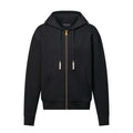 Sweat à capuche zippé brodé en jersey Louis Vuitton