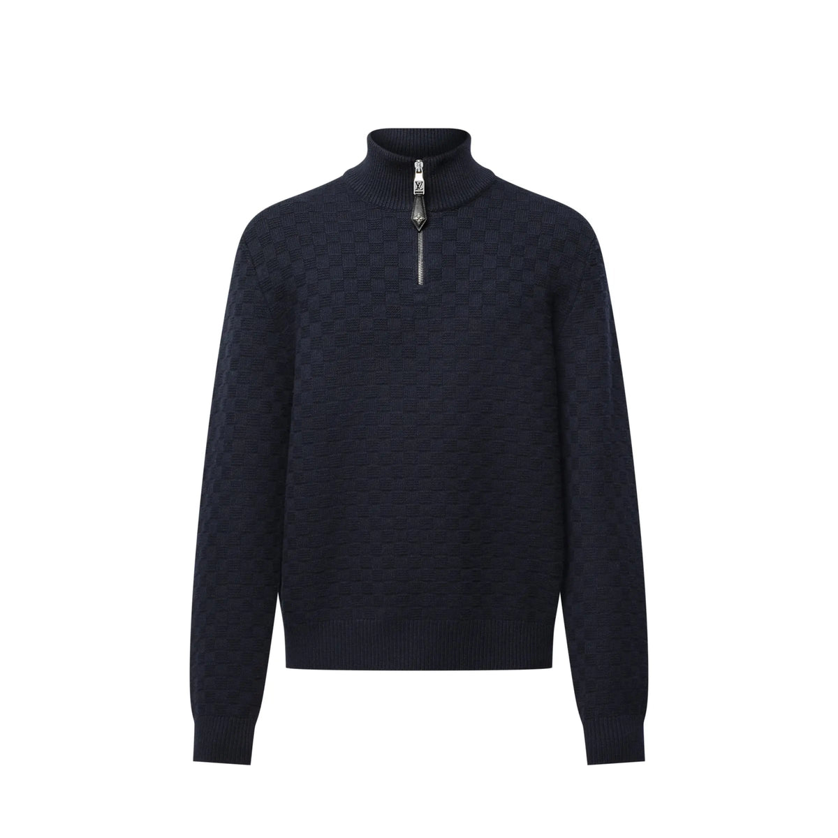 Pull demi-zippé en laine et cachemire Louis Vuitton