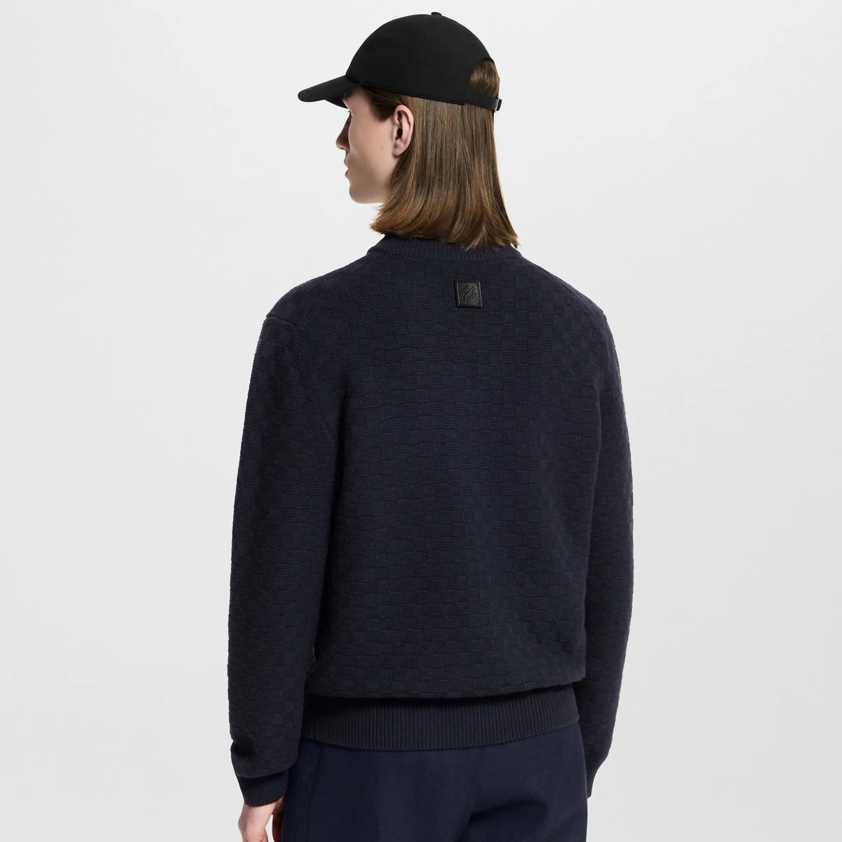 Pull demi-zippé en laine et cachemire Louis Vuitton