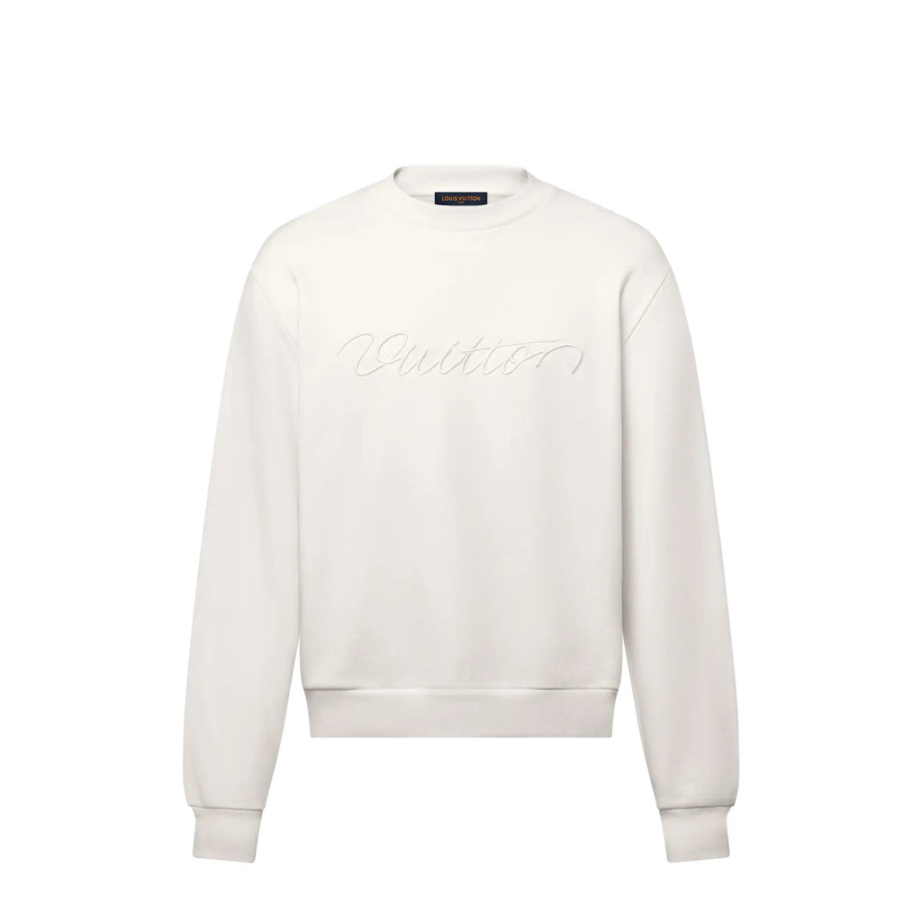 Pull signature brodée Louis Vuitton