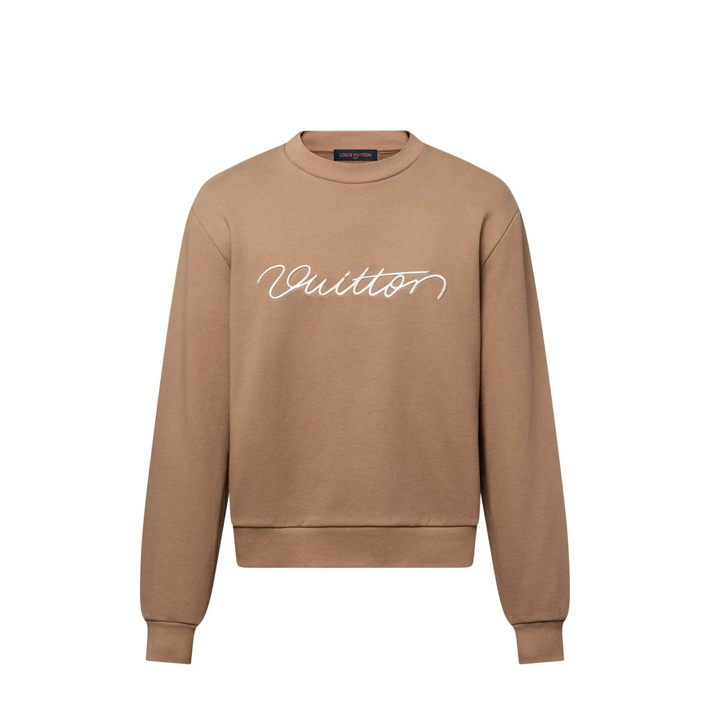 Pull signature brodée Louis Vuitton