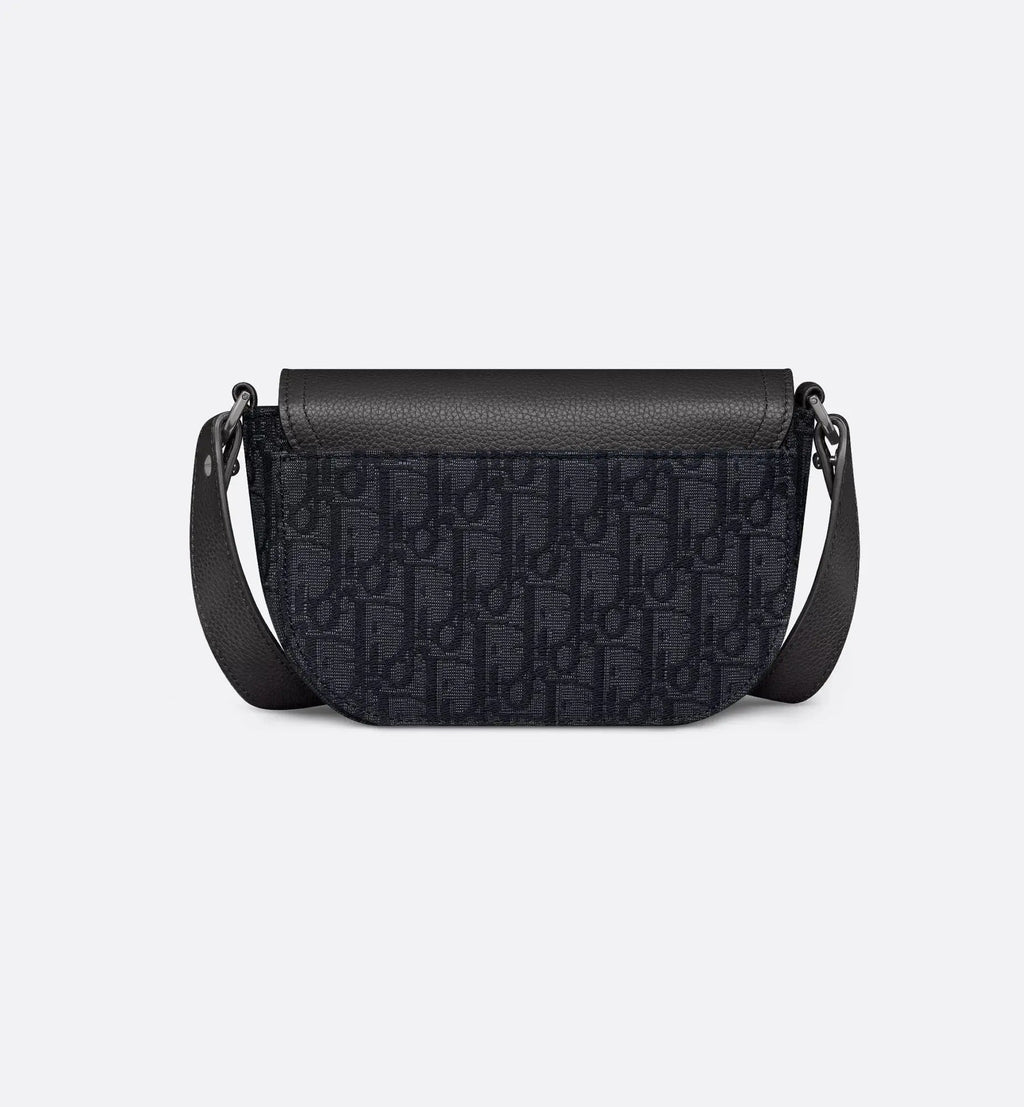 Mini sac Messenger à rabat Saddle Dior