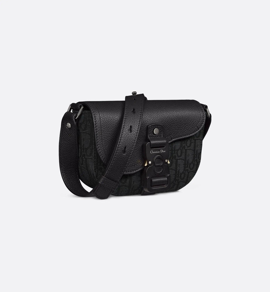 Mini sac Messenger à rabat Saddle Dior