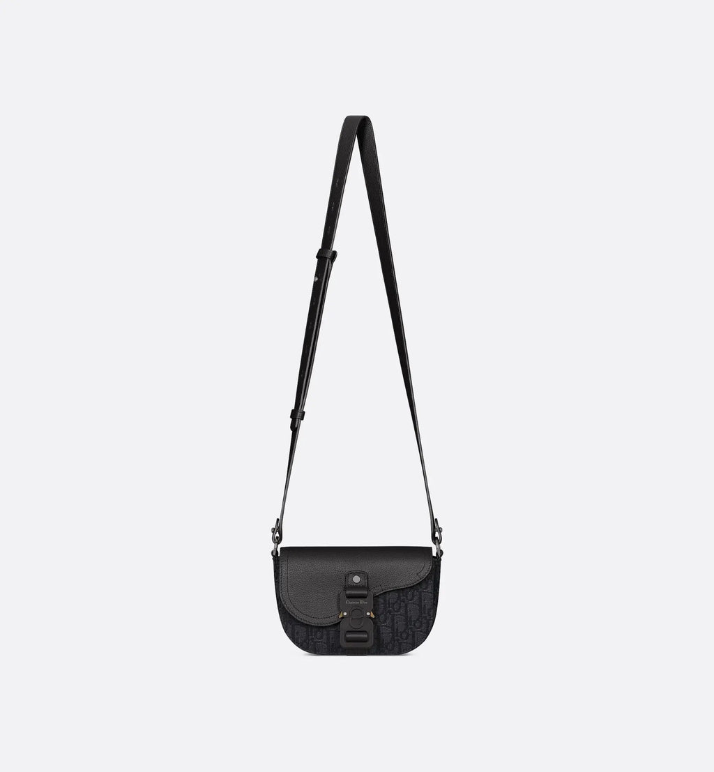 Mini sac Messenger à rabat Saddle Dior