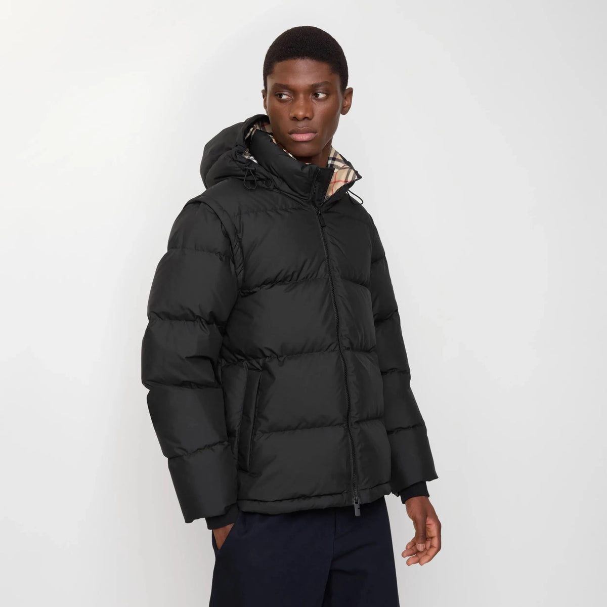 Doudoune à manches amovibles burberry