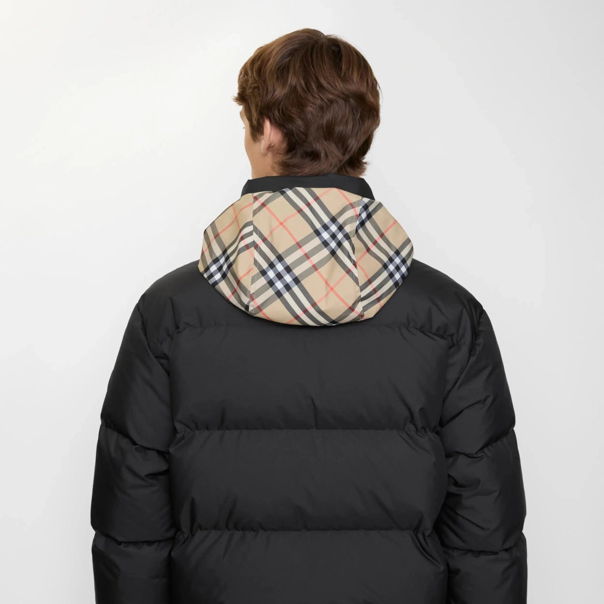 Doudoune Snowdon à bande Check burberry