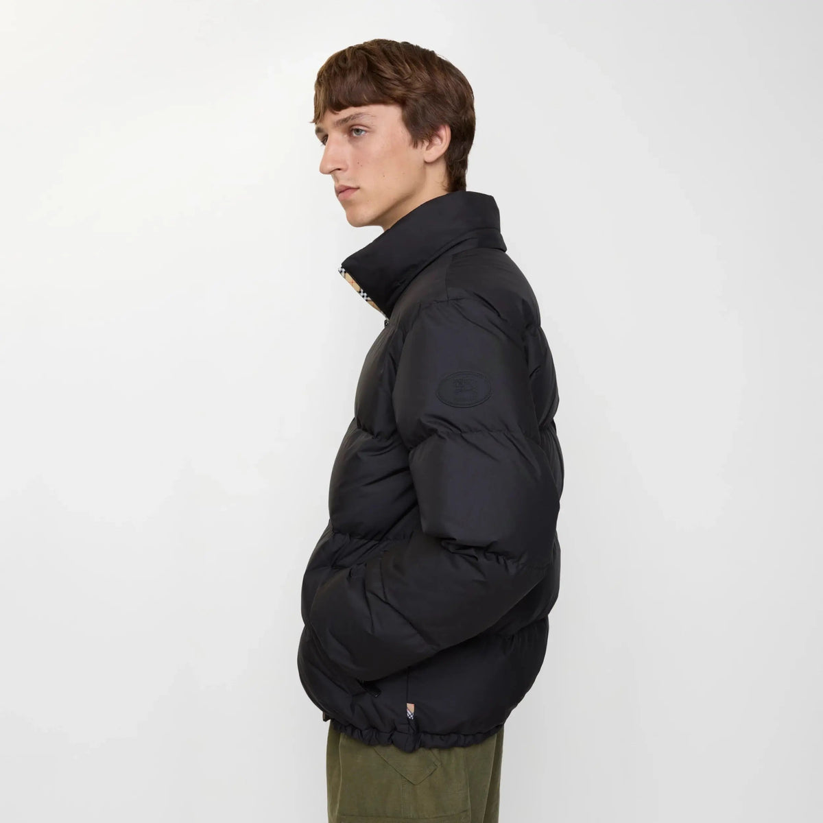 Doudoune Snowdon à bande Check burberry
