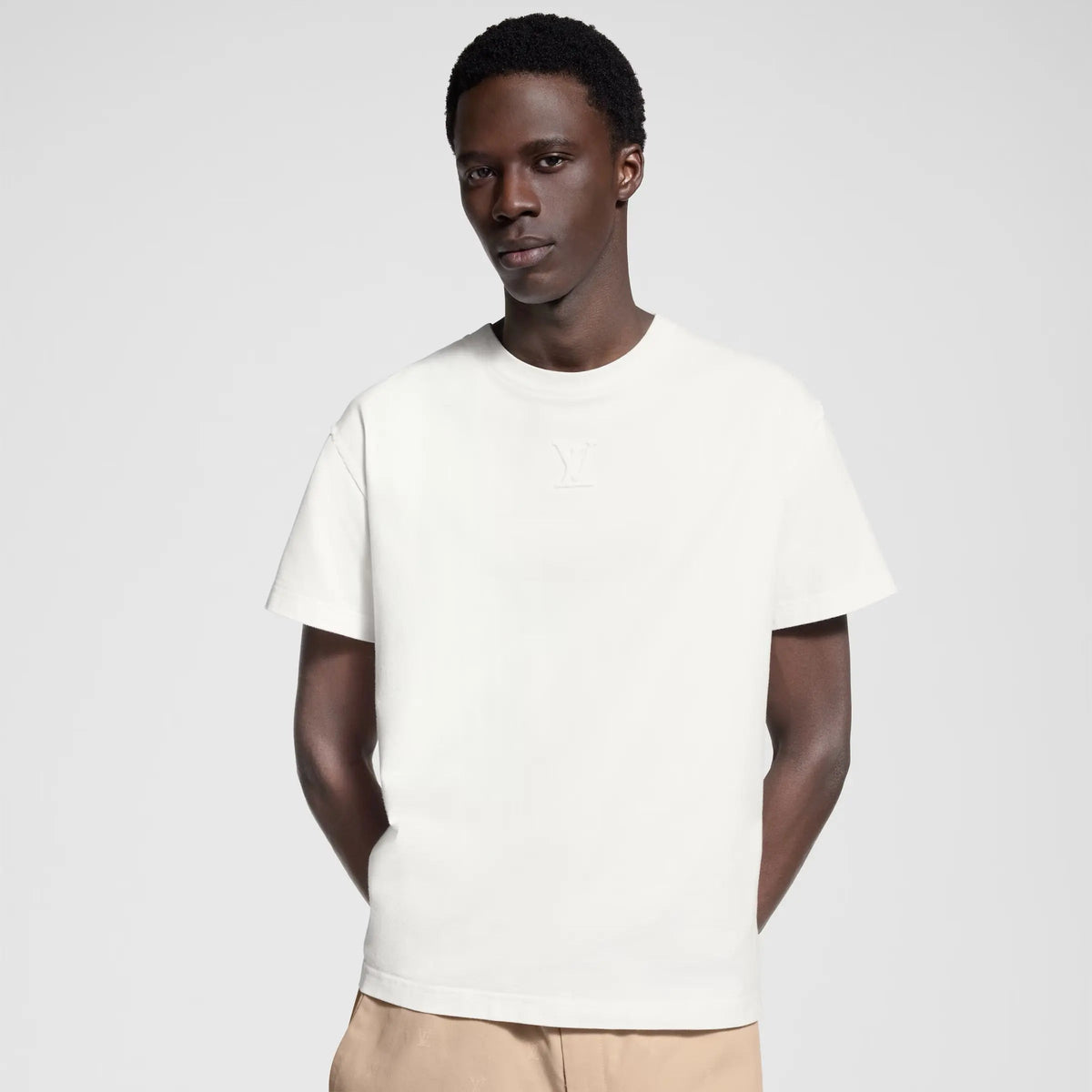 T-shirt embossé Louis Vuitton