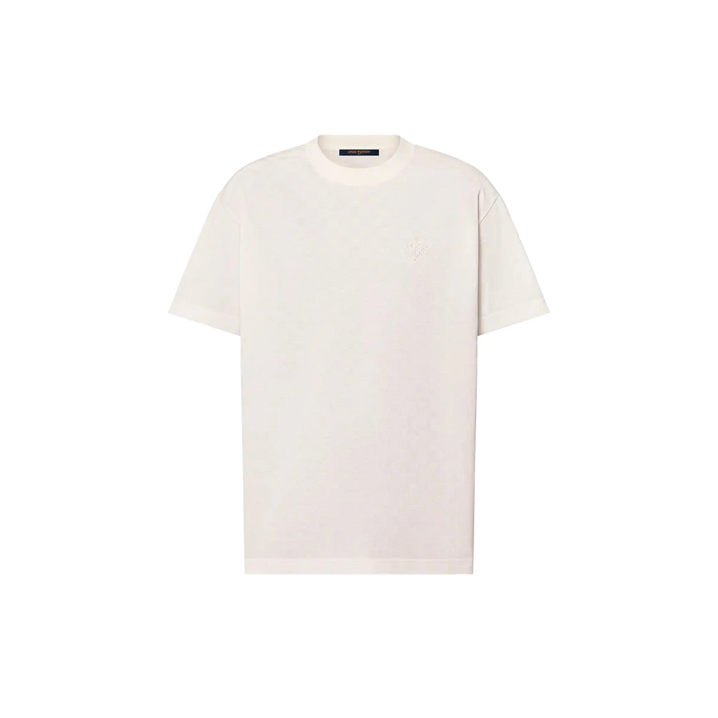 T-shirt Damier en piqué de coton Louis Vuitton