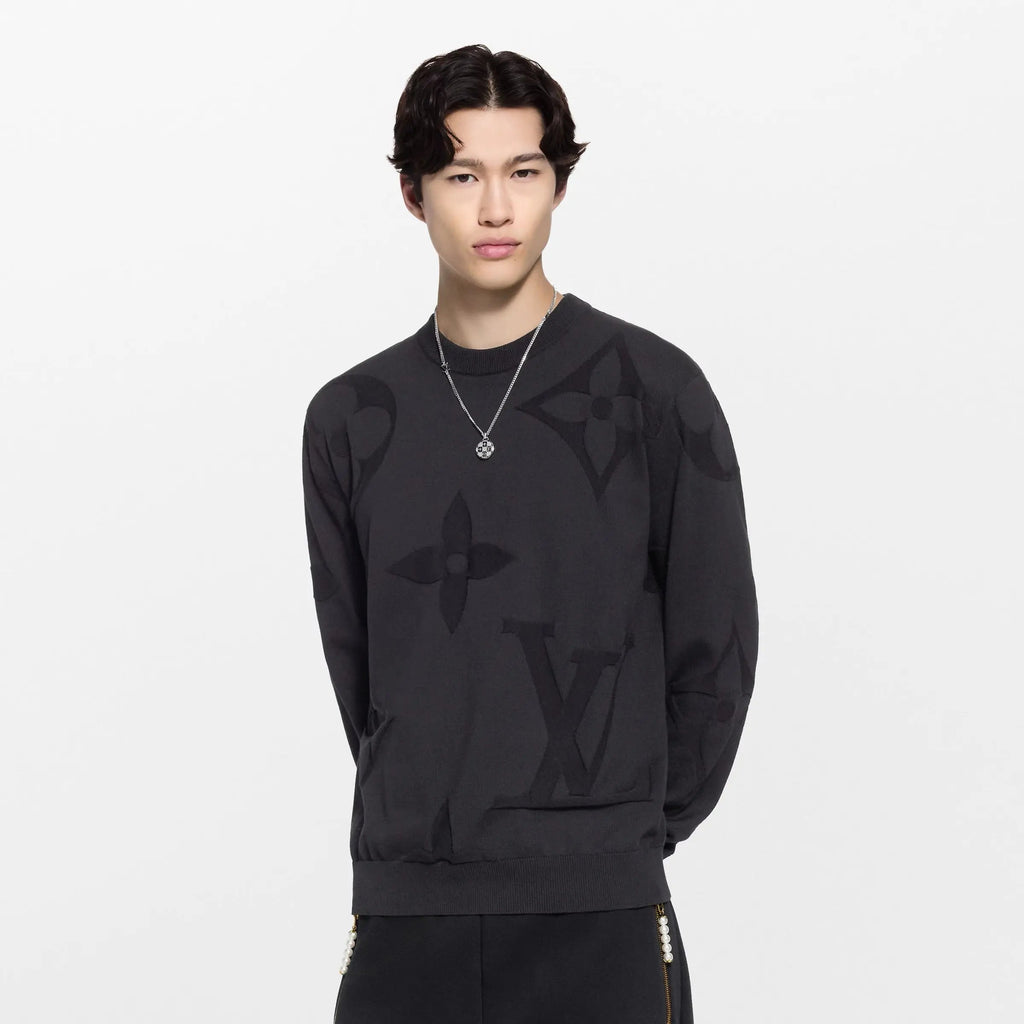 T-shirt Monogram manches longues en coton Louis Vuitton