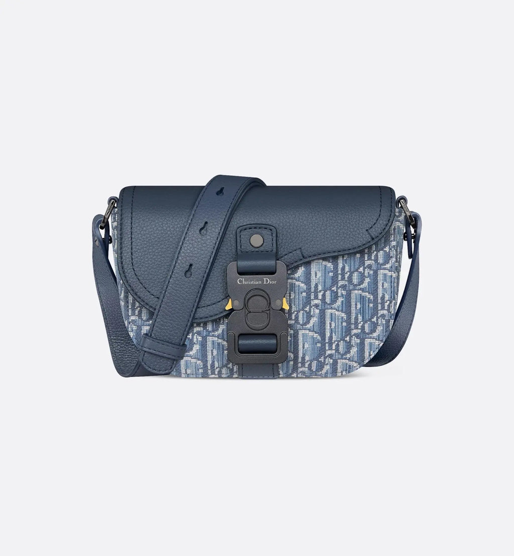 Mini sac Messenger à rabat Saddle Dior