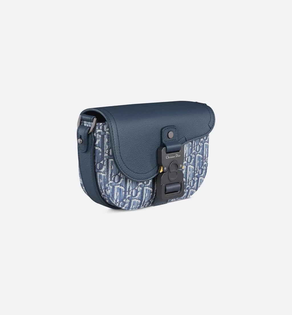 Mini sac Messenger à rabat Saddle Dior