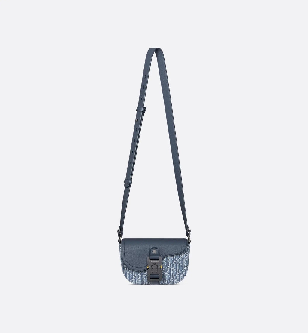 Mini sac Messenger à rabat Saddle Dior