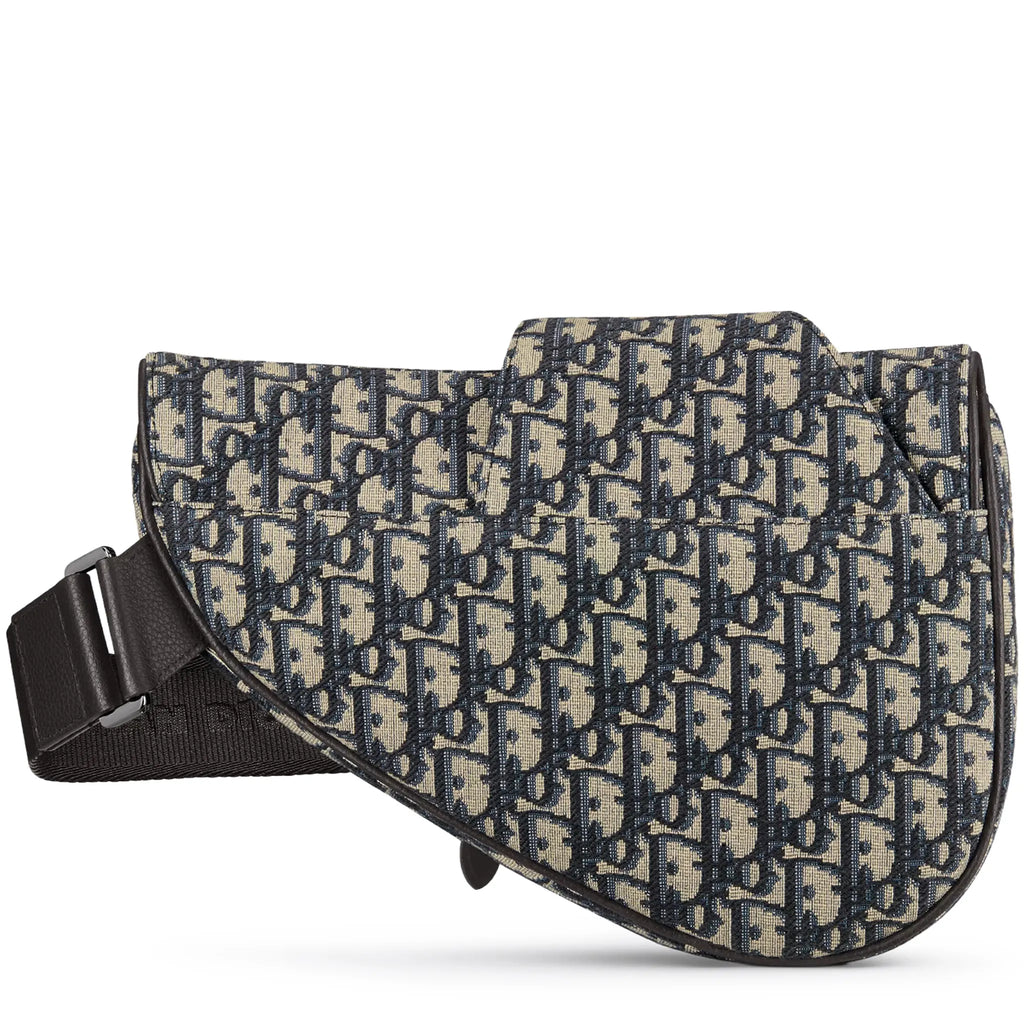 Sac à bandoulière saddle Dior Oblique Jacquard