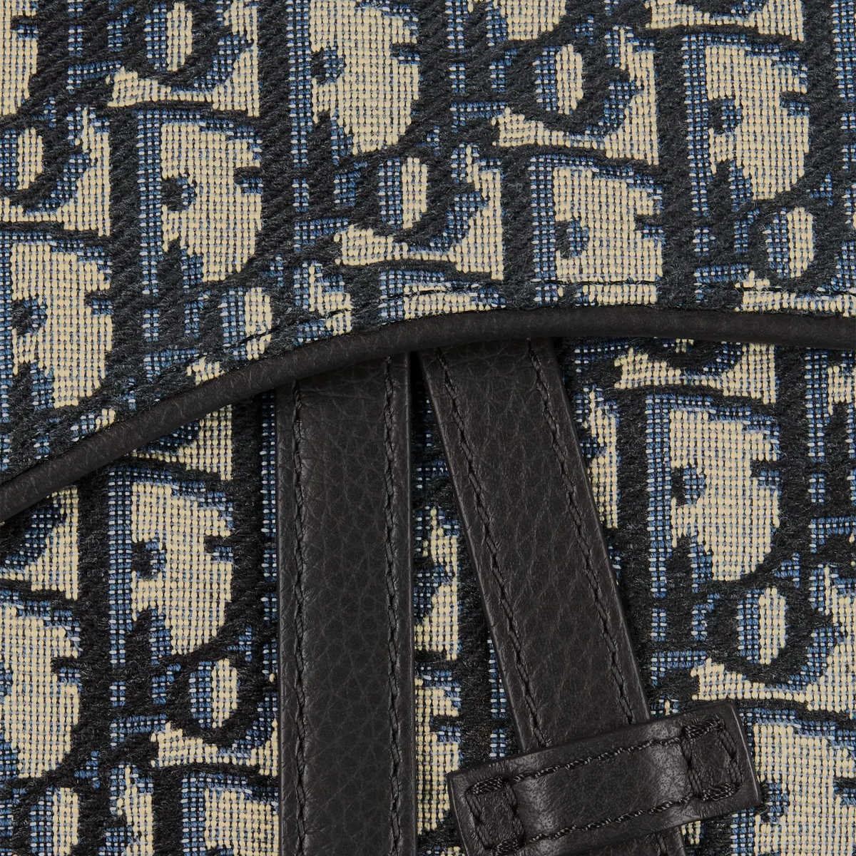 Sac à bandoulière saddle Dior Oblique Jacquard