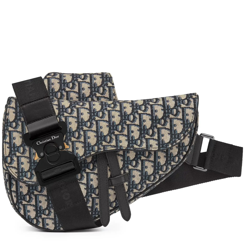 Sac à bandoulière saddle Dior Oblique Jacquard