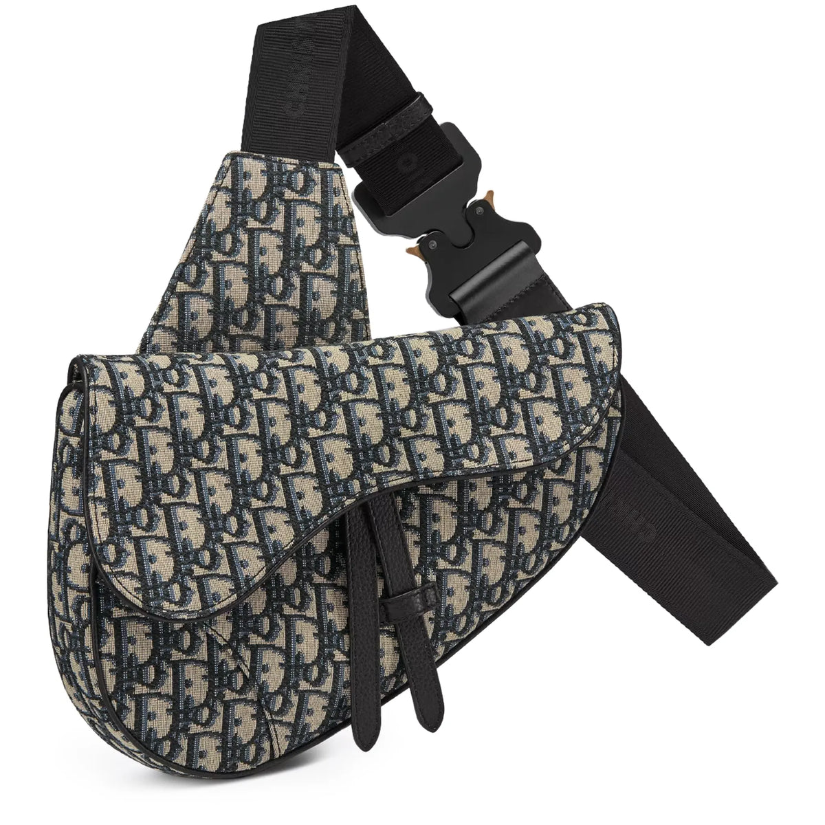 Sac à bandoulière saddle Dior Oblique Jacquard