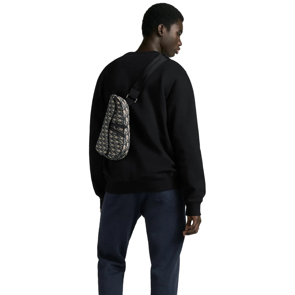 Sac à bandoulière saddle Dior Oblique Jacquard