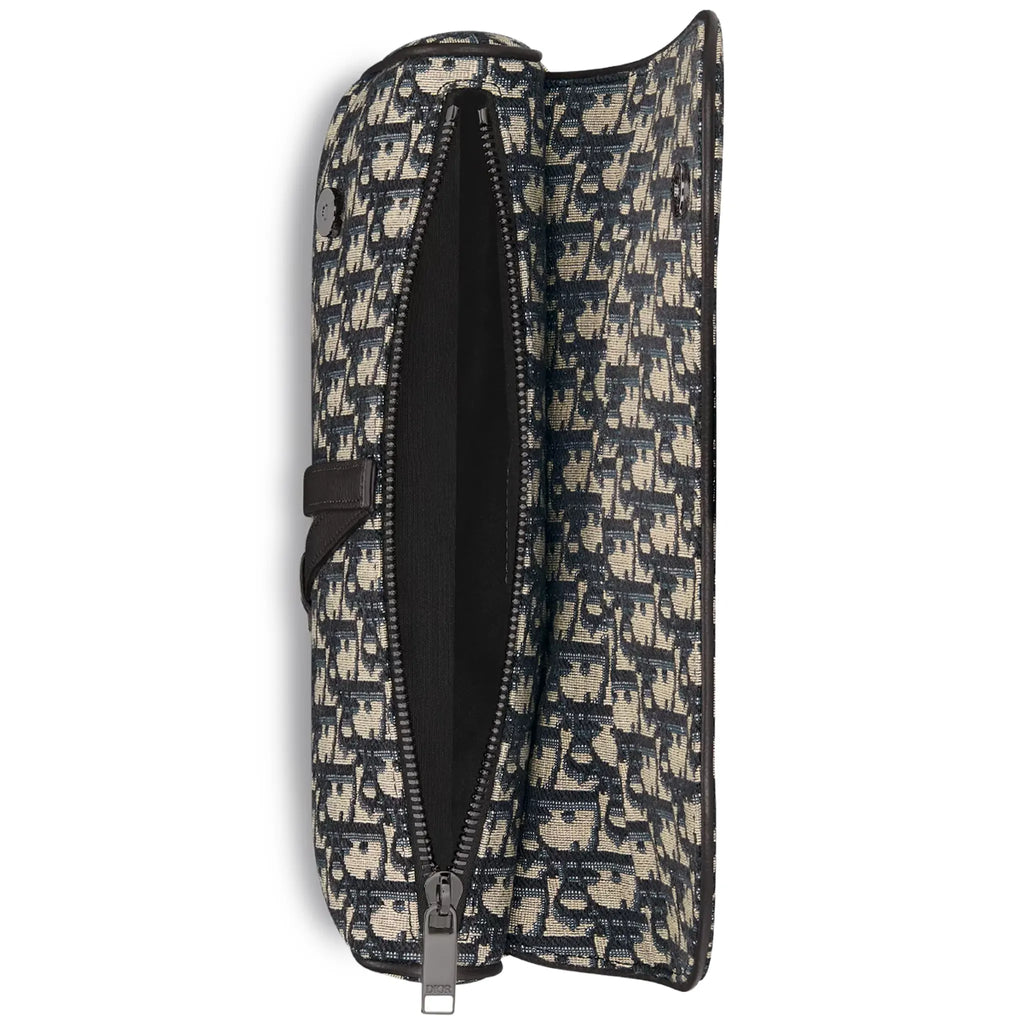 Sac à bandoulière saddle Dior Oblique Jacquard