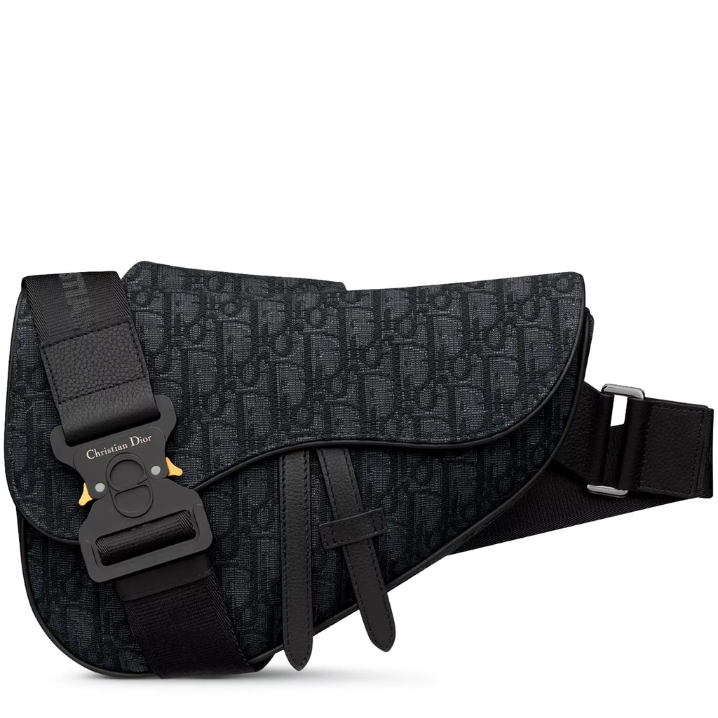 Sac à bandoulière saddle Dior Oblique Jacquard