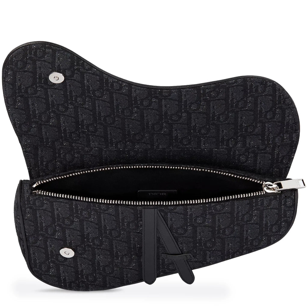Sac à bandoulière saddle Dior Oblique Jacquard