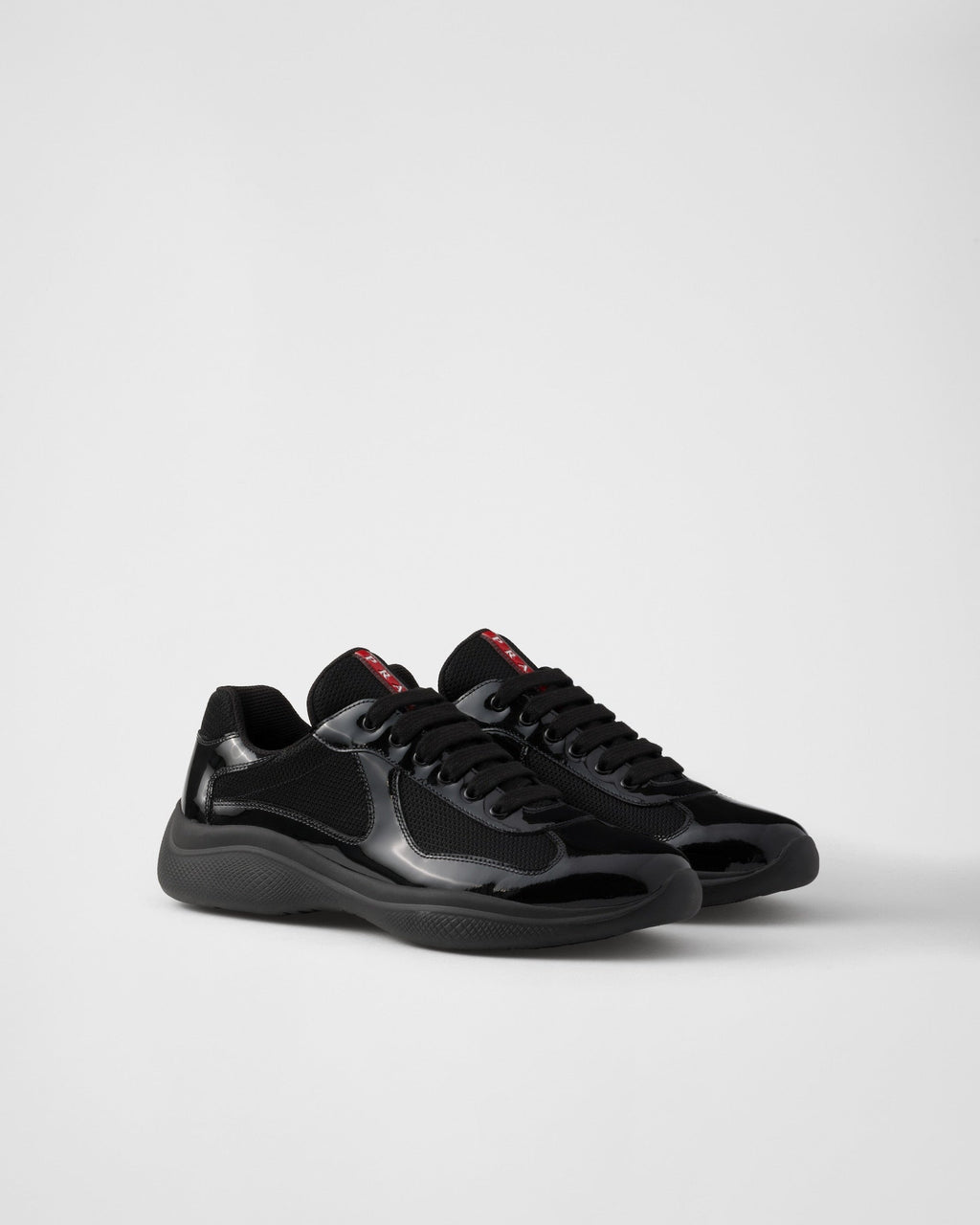 Prada America’s Cup en cuir verni et tissu
