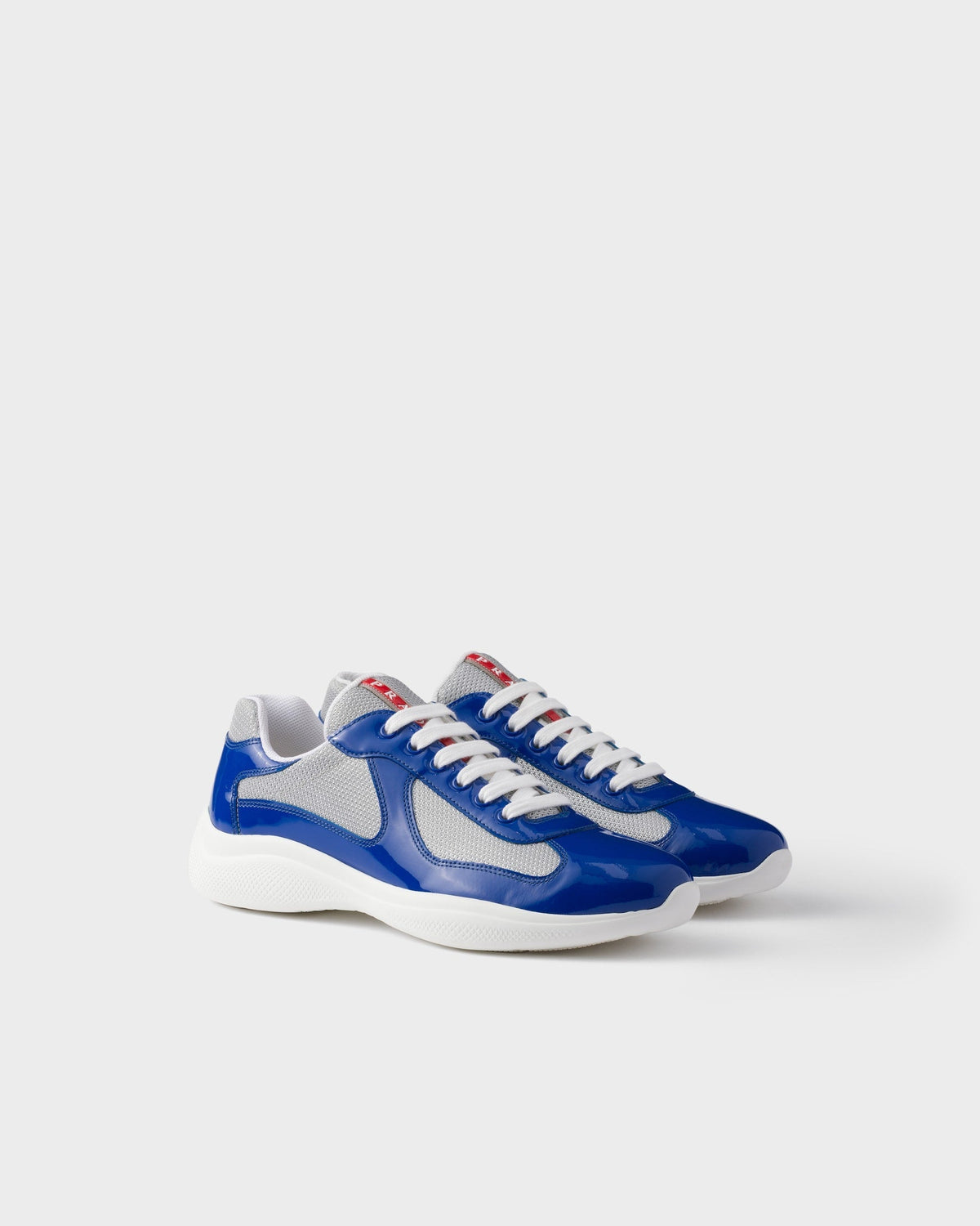Prada America’s Cup en cuir verni et tissu